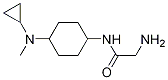 2-AMino-N-[4-(cyclopropyl-Methyl-aMino)-cyclohexyl]-acetaMide Structure