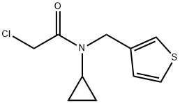 2-Chloro-N-cyclopropyl-N-thiophen-3-ylMethyl-acetaMide 구조식 이미지