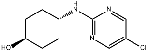 4-(5-Chloro-pyriMidin-2-ylaMino)-cyclohexanol 구조식 이미지