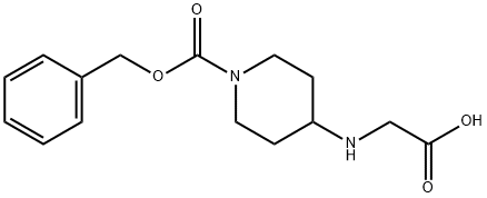 4-(CarboxyMethyl-aMino)-piperidine-1-carboxylic acid benzyl ester 구조식 이미지