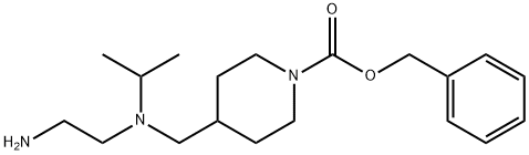 4-{[(2-AMino-ethyl)-isopropyl-aMino]-Methyl}-piperidine-1-carboxylic acid benzyl ester Structure