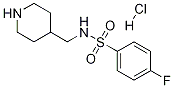 4-Fluoro-N-piperidin-4-ylMethyl-benzenesulfonaMide hydrochloride Structure