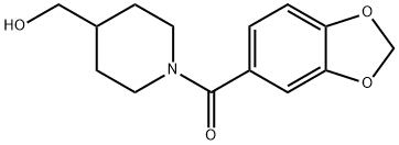 Benzo[1,3]dioxol-5-yl-(4-hydroxyMethyl-piperidin-1-yl)-Methanone Structure