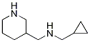 Cyclopropyl-Methyl-piperidin-3-ylMethyl-aMine Structure