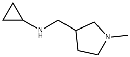 사이클로프로필-메틸-피롤리딘-3-일메틸-아민 구조식 이미지