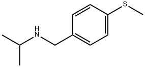 Isopropyl-(4-Methylsulfanyl-benzyl)-aMine 구조식 이미지