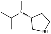 Isopropyl-Methyl-(R)-pyrrolidin-3-yl-aMine 구조식 이미지