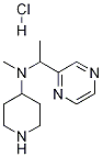 Methyl-piperidin-4-yl-(1-pyrazin-2-yl-ethyl)-aMine hydrochloride Structure