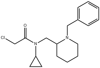 N-(1-Benzyl-piperidin-2-ylMethyl)-2-chloro-N-cyclopropyl-acetaMide Structure