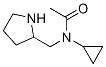 N-Cyclopropyl-N-pyrrolidin-2-ylMethyl-acetaMide 구조식 이미지