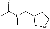 N-Methyl-N-pyrrolidin-3-ylMethyl-acetaMide Structure