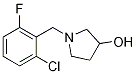 1-(2-chloro-6-fluorobenzyl)pyrrolidin-3-ol 구조식 이미지