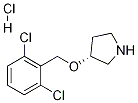 (R)-3-(2,6-Dichloro-benzyloxy)-pyrrolidine hydrochloride 구조식 이미지
