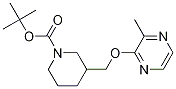 3-(3-Methyl-pyrazin-2-yloxymethyl)-piperidine-1-carboxylic acid tert-butyl ester 구조식 이미지