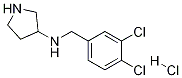 (3,4-Dichloro-benzyl)-pyrrolidin-3-yl-amine hydrochloride Structure
