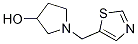 1-Thiazol-5-ylmethyl-pyrrolidin-3-ol 구조식 이미지