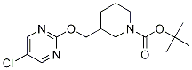 3-(5-Chloro-pyrimidin-2-yloxymethyl)-piperidine-1-carboxylic acid tert-butyl ester Structure