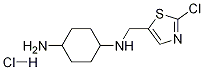 N-(2-Chloro-thiazol-5-ylmethyl)-cyclohexane-1,4-diamine hydrochloride 구조식 이미지