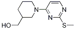 [1-(2-Methylsulfanyl-pyrimidin-4-yl)-piperidin-3-yl]-methanol Structure