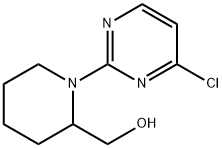 [1-(4-Chloro-pyrimidin-2-yl)-piperidin-2-yl]-methanol Structure