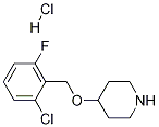 4-(2-Chloro-6-fluoro-benzyloxy)-piperidine hydrochloride 구조식 이미지