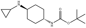 (1R,4R)-(4-CyclopropylaMino-cyclohexyl)-carbaMic acid tert-butyl ester 구조식 이미지