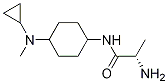 (1R,4R)-(S)-2-AMino-N-[4-(cyclopropyl-Methyl-aMino)-cyclohexyl]-propionaMide Structure