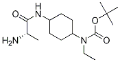 (1R,4R)-[4-((S)-2-AMino-propionylaMino)-cyclohexyl]-ethyl-carbaMic acid tert-butyl ester Structure