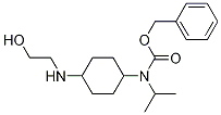 (1R,4R)-[4-(2-Hydroxy-ethylaMino)-cyclohexyl]-isopropyl-carbaMic acid benzyl ester 구조식 이미지