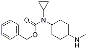 (1R,4R)-Cyclopropyl-(4-MethylaMino-cyclohexyl)-carbaMic acid benzyl ester 구조식 이미지