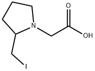 (2-IodoMethyl-pyrrolidin-1-yl)-acetic acid 구조식 이미지