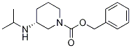 (R)-3-IsopropylaMino-piperidine-1-carboxylic acid benzyl ester 구조식 이미지