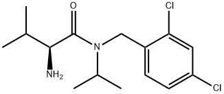 (S)-2-AMino-N-(2,4-dichloro-benzyl)-N-isopropyl-3-Methyl-butyraMide Structure