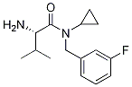 (S)-2-AMino-N-cyclopropyl-N-(3-fluoro-benzyl)-3-Methyl-butyraMide Structure