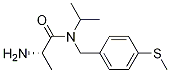 (S)-2-AMino-N-isopropyl-N-(4-Methylsulfanyl-benzyl)-propionaMide Structure