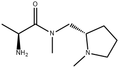 (S)-2-AMino-N-Methyl-N-((S)-1-Methyl-pyrrolidin-2-ylMethyl)-propionaMide Structure