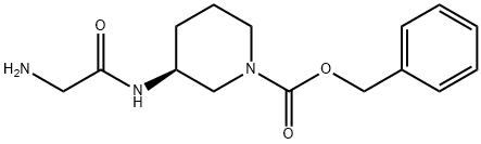 (S)-3-(2-AMino-acetylaMino)-piperidine-1-carboxylic acid benzyl ester Structure