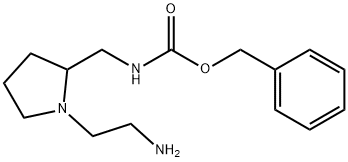 [1-(2-AMino-ethyl)-pyrrolidin-2-ylMethyl]-carbaMic acid benzyl ester 구조식 이미지