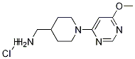 [1-(6-Methoxy-pyriMidin-4-yl)-piperidin-4-yl]-Methyl-aMine hydrochloride Structure