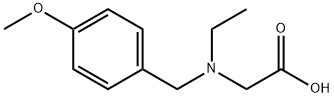 [Ethyl-(4-Methoxy-benzyl)-aMino]-acetic acid 구조식 이미지