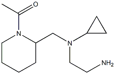 1-(2-{[(2-AMino-ethyl)-cyclopropyl-aMino]-Methyl}-piperidin-1-yl)-ethanone Structure