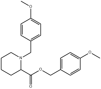 1-(4-Methoxy-benzyl)-piperidine-2-carboxylic acid 4-Methoxy-benzyl ester Structure