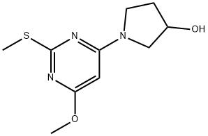 1-(6-Methoxy-2-Methylsulfanyl-pyriMidin-4-yl)-pyrrolidin-3-ol Structure