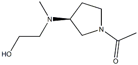 1-{(S)-3-[(2-Hydroxy-ethyl)-Methyl-aMino]-pyrrolidin-1-yl}-ethanone Structure