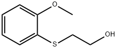 2-(2-Methoxy-phenylsulfanyl)-ethanol 구조식 이미지