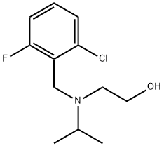 2-[(2-Chloro-6-fluoro-benzyl)-isopropyl-aMino]-ethanol 구조식 이미지