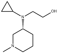 2-[Cyclopropyl-((R)-1-Methyl-piperidin-3-yl)-aMino]-ethanol Structure