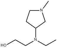 2-[Ethyl-(1-Methyl-pyrrolidin-3-yl)-aMino]-ethanol 구조식 이미지