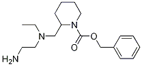 2-{[(2-AMino-ethyl)-ethyl-aMino]-Methyl}-piperidine-1-carboxylic acid benzyl ester 구조식 이미지