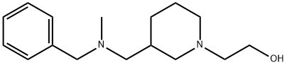 2-{3-[(Benzyl-Methyl-aMino)-Methyl]-piperidin-1-yl}-ethanol Structure